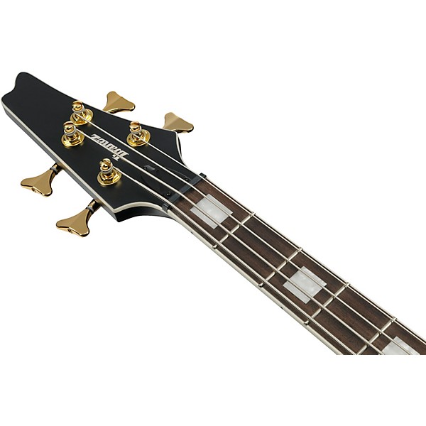 Ibanez Iceman ICB620 Electric Bass Guitar - Black Flat