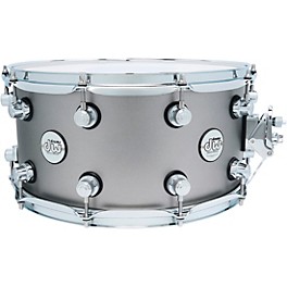 DW Design Series Limited-Edition Snare Drum - 14 x 7 in. Titanium Satin Lacquer