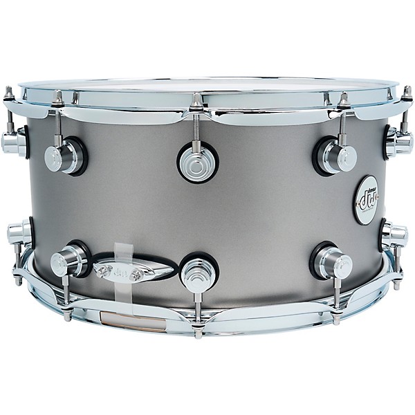 DW Design Series Limited-Edition Snare Drum - 14 x 7 in. Titanium Satin Lacquer