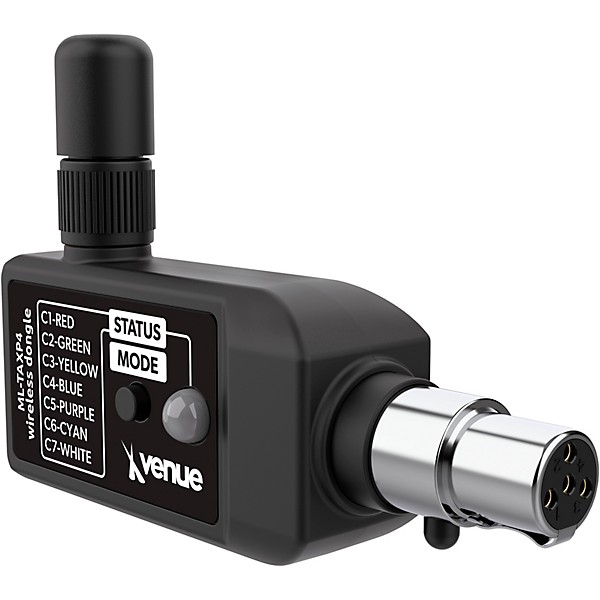 Venue Tetra Control 2 Intuitive DMX Controller with Venuelink ML-TAXP4 Dongle and Four Tetra 6 VI Wash Light