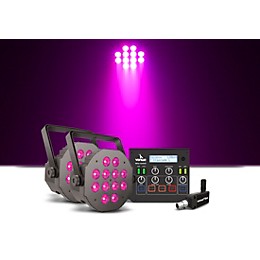 Venue Tetra Control 2 Intuitive DMX Controller with Venuelink ML-TAXP4 Dongle and Two Tetra 12 VI Wash Light