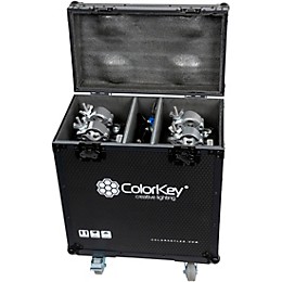 ColorKey Creator Flight Case for Two Beam 150 with Casters Black