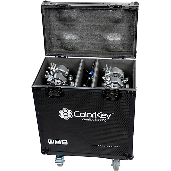 ColorKey Creator Flight Case for Two Beam 150 with Casters Black