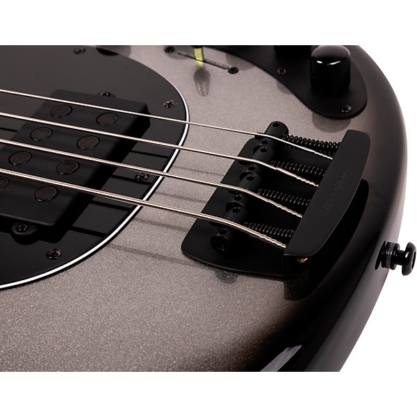 Ernie Ball Music Man DarkRay 4 Electric Bass Guitar Silverburst