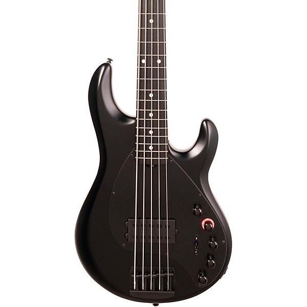 Ernie Ball Music Man DarkRay 5 5-String Electric Bass Guitar Stealth Black