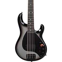 Ernie Ball Music Man DarkRay 5 5-String Electric Bass Guitar Silverburst