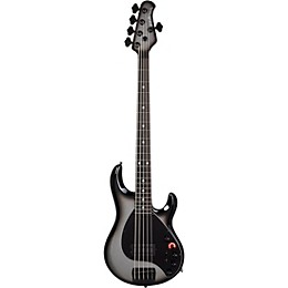 Ernie Ball Music Man DarkRay 5 5-String Electric Bass Guitar Silverburst