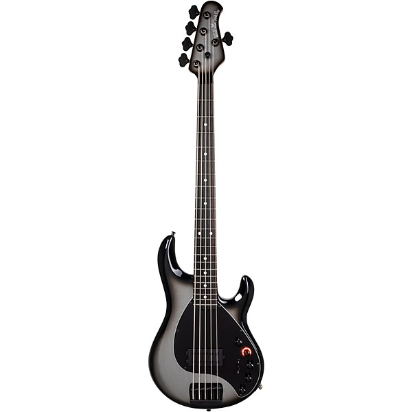 Ernie Ball Music Man DarkRay 5 5-String Electric Bass Guitar Silverburst