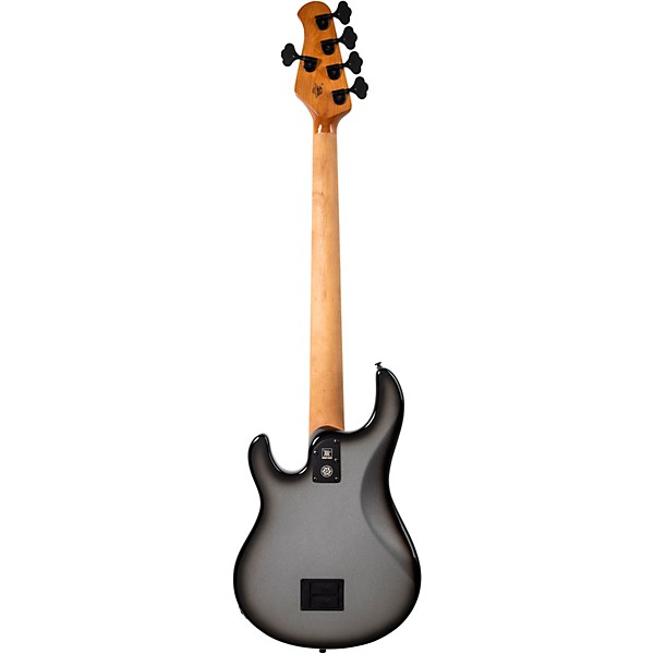 Ernie Ball Music Man DarkRay 5 5-String Electric Bass Guitar Silverburst