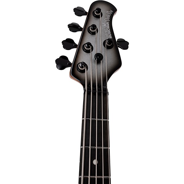Ernie Ball Music Man DarkRay 5 5-String Electric Bass Guitar Silverburst