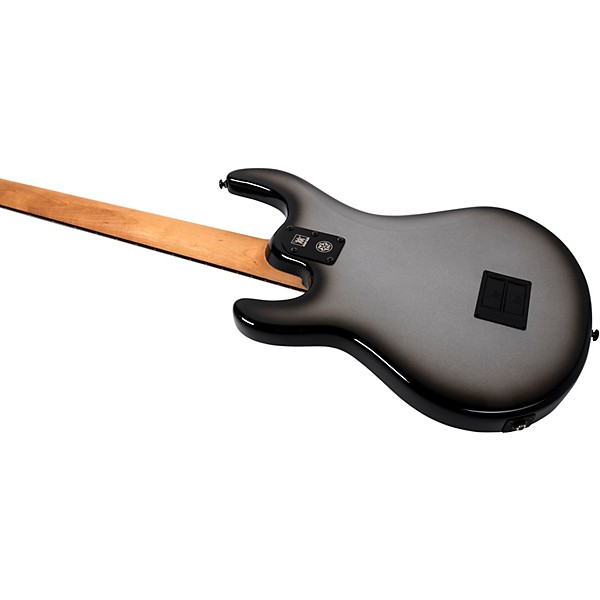 Ernie Ball Music Man DarkRay 5 5-String Electric Bass Guitar Silverburst