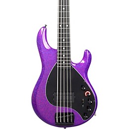 Ernie Ball Music Man DarkRay 5 5-String Electric Bass Guitar Plasma Purple