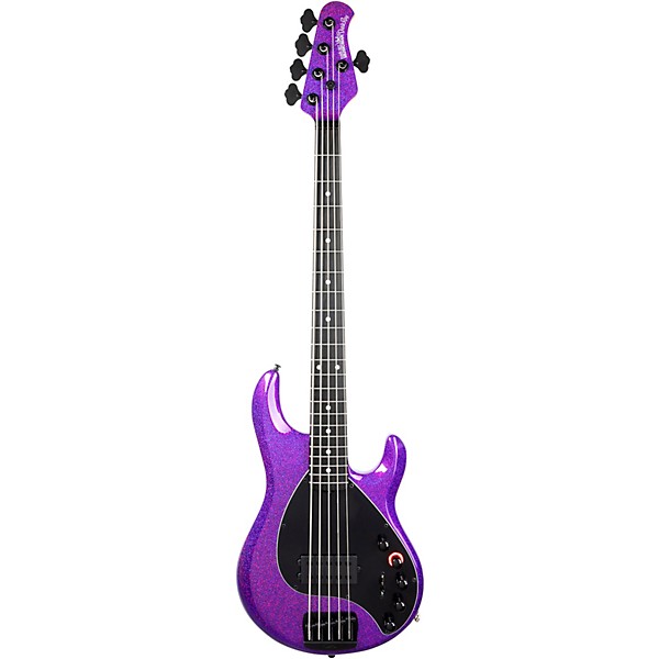 Ernie Ball Music Man DarkRay 5 5-String Electric Bass Guitar Plasma Purple