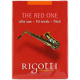 Rigotti Rigotti Alto Saxophone Reed, Gold Classic Cut 2.5 Light 10 Pack