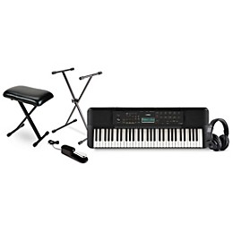 Yamaha PSRE283 61-Key Portable Keyboard Essentials Bundle
