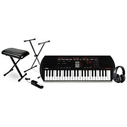 Casio SA-81 44-Key Mini Portable Keyboard Essentials Bundle