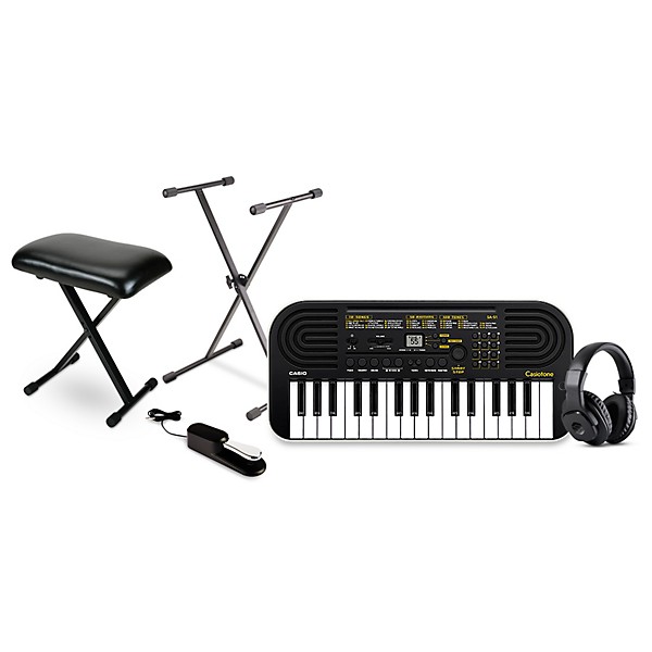 Casio SA-51 32-Key Mini Portable Keyboard Essentials Bundle