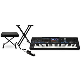 Yamaha GENOS2 Flagship Arranger Keyboard Essentials Bundle