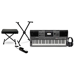 Yamaha PSR-I500 61-Key Portable Keyboard Essentials Bundle