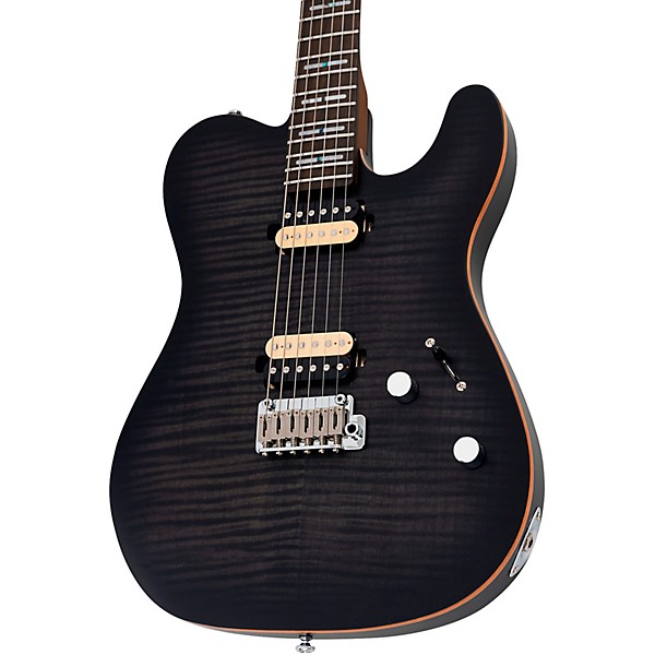 Sire T7 New Gen Flamed Maple Top Electric Guitar Transparent Black