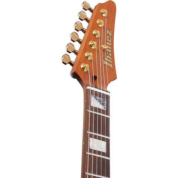 Ibanez Prestige KIKO300 Kiko Loureiro Signature Electric Guitar - Ruby Red Sunburst Flat