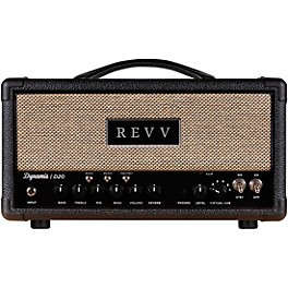 Revv Amplification D20 MK2 Tube Amplifier Head Black