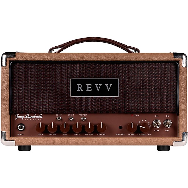 Revv Amplification D20 Joey Landreth Edition Tube Amplifier Head Brown