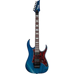 Ibanez RG Prestige RG653DX Electric Guitar - Transparent Deep Blue Flat