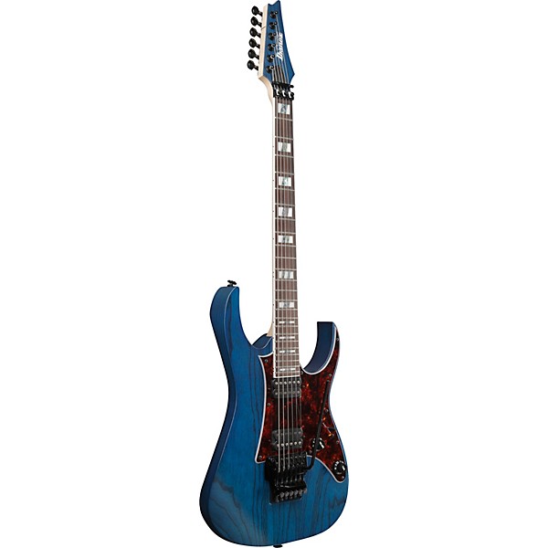 Ibanez RG Prestige RG653DX Electric Guitar - Transparent Deep Blue Flat