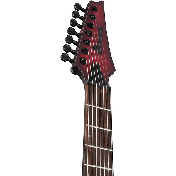 Ibanez RGD721FA 7-String Electric Guitar - Stained Wine Red Burst Flat