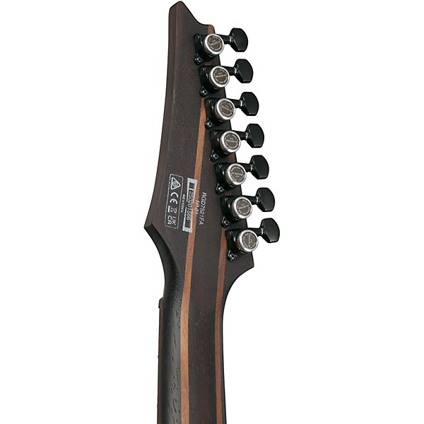 Ibanez RGD721FA 7-String Electric Guitar - Stained Wine Red Burst Flat