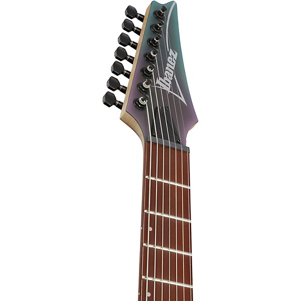 Ibanez RGA Standard RGA742EX 7-String Electric Guitar - Black Aurora Burst Matte