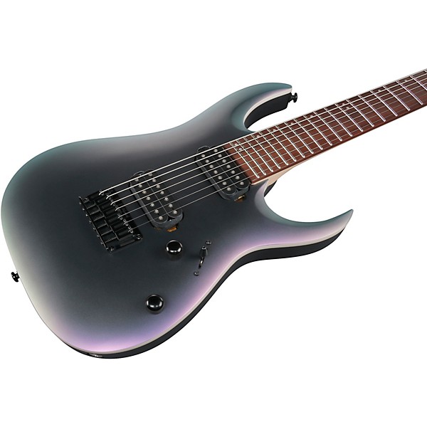 Ibanez RGA Standard RGA742EX 7-String Electric Guitar - Black Aurora Burst Matte