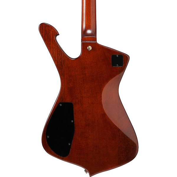 Ibanez Iceman IC420MFM Electric Guitar - Caramel Burst Low Gloss