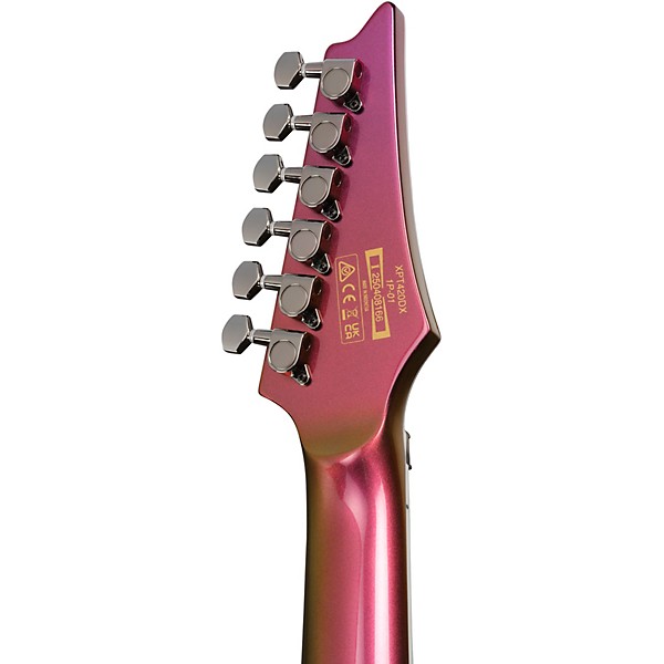 Ibanez Iron Label Xiphos XPT420DX Electric Guitar - Rose Gold Chameleon