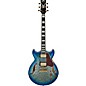 Ibanez Artcore Expressionist AM93QA Semi-Hollow Electric Guitar - Jet Blue Burst