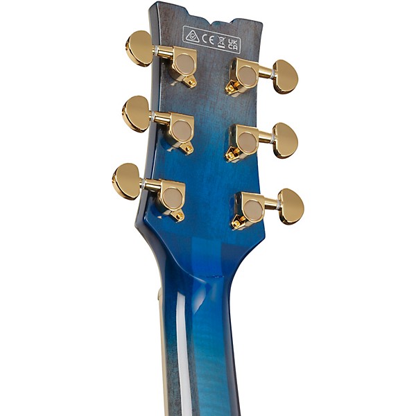 Ibanez Artcore Expressionist AM93QA Semi-Hollow Electric Guitar - Jet Blue Burst