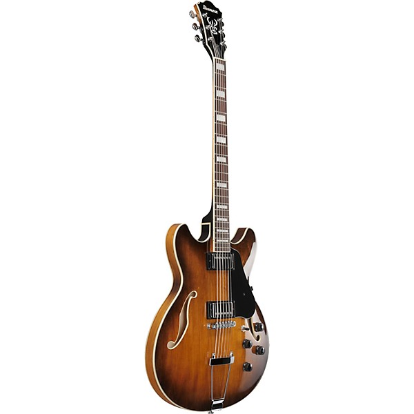 Ibanez Artcore AS7328 Semi-Hollow Electric Guitar - Tobacco Brown