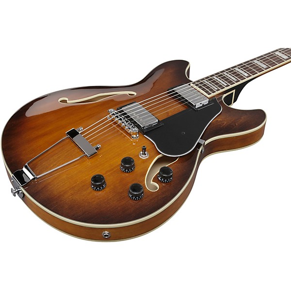 Ibanez Artcore AS7328 Semi-Hollow Electric Guitar - Tobacco Brown
