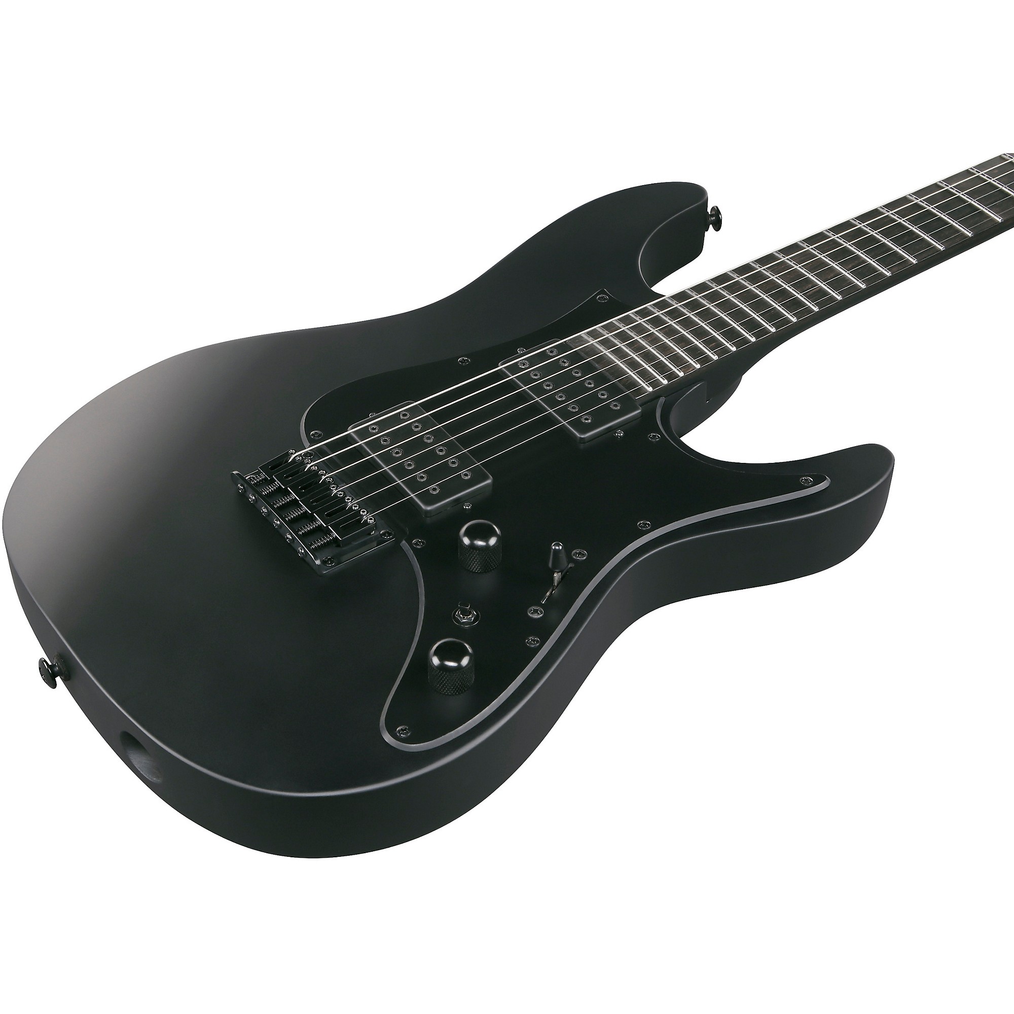 Ibanez ブラック レスポールスタイル ギター Ibanez AZ41B1BKF AZ Iron Label Electric Guitar - Black Flat