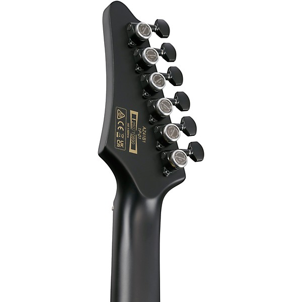 Ibanez AZ41B1BKF AZ Iron Label Electric Guitar - Black Flat
