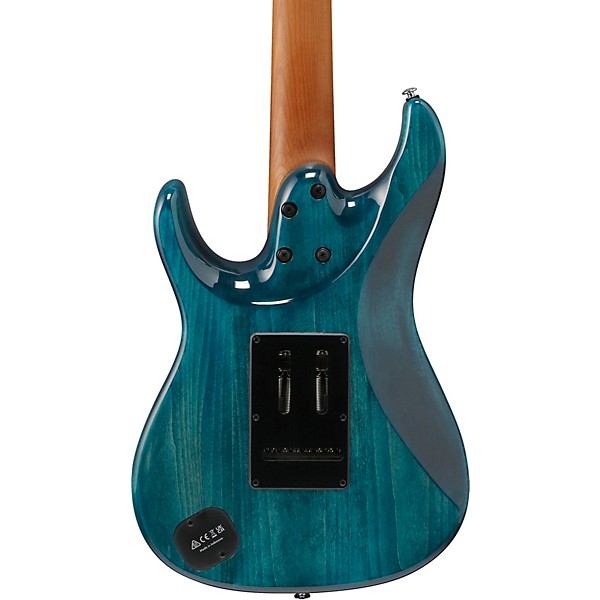 Ibanez AZ447P1QMCOB AZ Premium 7-String Electric Guitar - Cosmic Blue