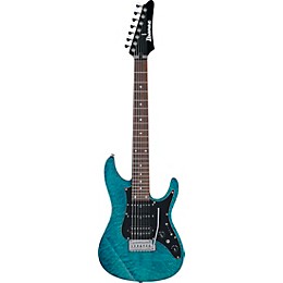 Ibanez AZ447P1QMCOB AZ Premium 7-String Electric Guitar - Cosmic Blue