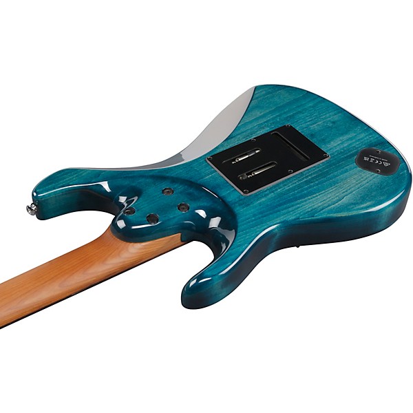Ibanez AZ447P1QMCOB AZ Premium 7-String Electric Guitar - Cosmic Blue
