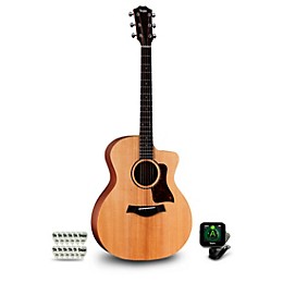 Taylor 114ce Grand Auditorium Acoustic-Electric Guitar Pack Natural