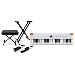 Arturia AstroLab Stage Keyboard with Proline Doublebraced Stand and Memory Foam Bench Package (Pedals Included) 88 Key Package