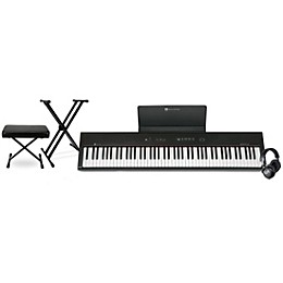 Williams Legato LE 88 Key Digital Piano Essentials Package Including Warm Audio WA-CAB Studio Headphones