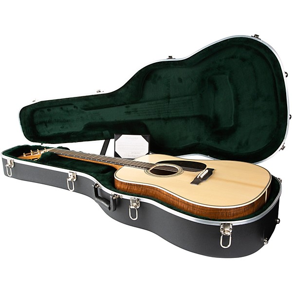 Martin Custom Shop Adirondack Spruce-Bastogne Walnut Dreadnought Acoustic Guitar Natural