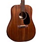 Martin D-10E Retro Road Series Sapele Dreadnought Acoustic-Electric Guitar - Dark Mahogany thumbnail