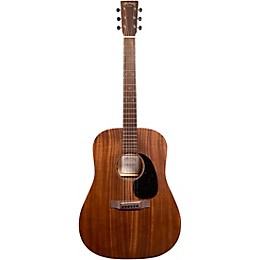 Martin D-10E Retro Road Series Sapele Dreadnought Acoustic-Electric Guitar - Dark Mahogany